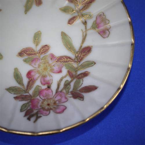 Decorative Royal Worcester Miniature Dish Circa 1890 image-3