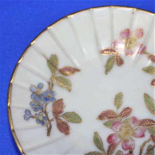 Decorative Royal Worcester Miniature Dish Circa 1890 image-4