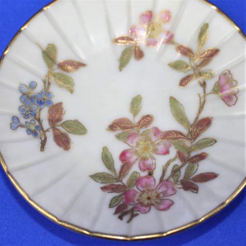 Decorative Royal Worcester Miniature Dish Circa 1890 image-5