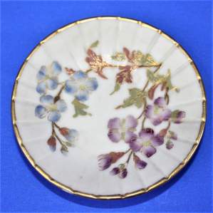 Circa 1890 Decorative Royal Worcester Miniature Dish