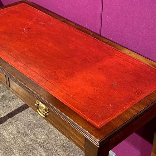 Edwardian Mahogany Leather Top Writing Table or Desk image-4