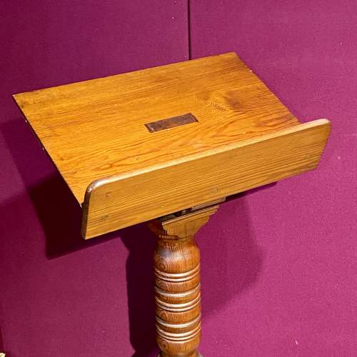 Victorian Scottish Pitch Pine Ecclesiastical Lectern image-2