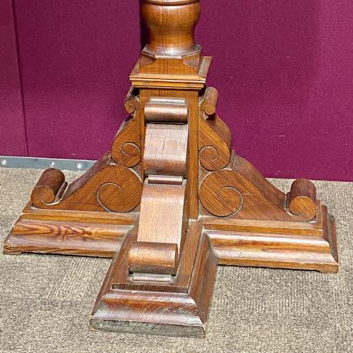 Victorian Scottish Pitch Pine Ecclesiastical Lectern image-6