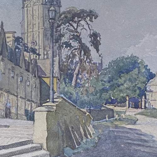 E J Whineray Chipping Camden Watercolour image-3