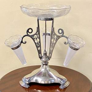 Victorian Silver Plated Epergne Centrepiece