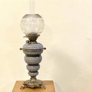 Royal Doulton Stoneware Oil Lamp