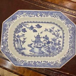 18th Century Chinese Blue and White Platter