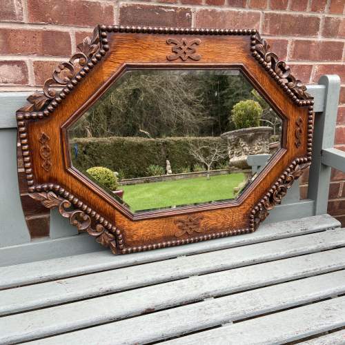 Superb Decorative Oak Mirror image-1