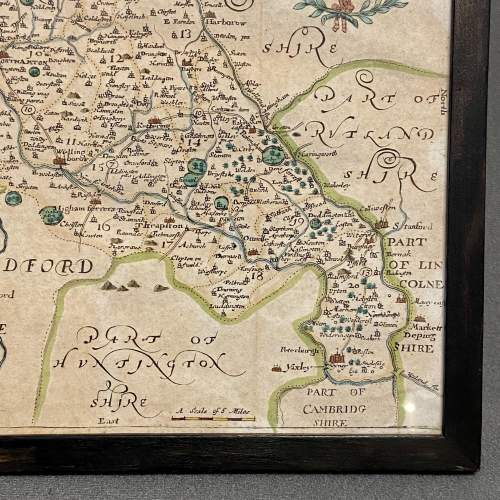 17th Century Framed Map of Northamptonshire image-4