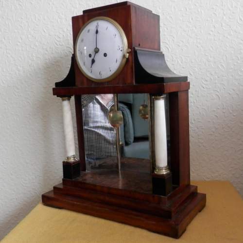 Austrian Biedermeier Mantel Clock  - First Quarter 19th Century image-5