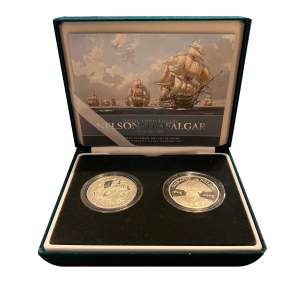 2005 Silver Proof Commemorative 2 Coin Pied Fort Set