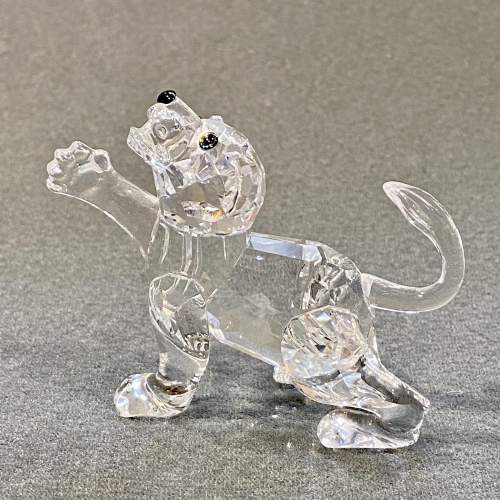 Swarovski Crystal Standing Lion Cub image-2