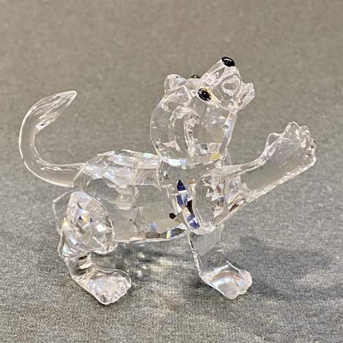 Swarovski Crystal Standing Lion Cub image-3