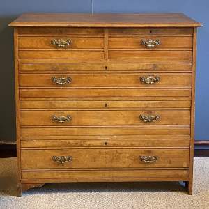 Edwardian Ash Chest of Drawers