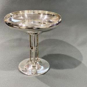 20th Century Walker and Hall Silver Plated Tazza