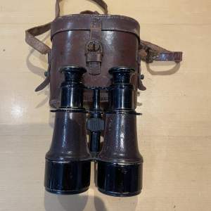 WWI British Army Military Binoculars Heath & Co Hezzanith