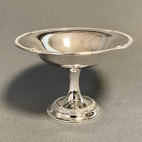 Edwardian Silver Pedestal Dish image-1