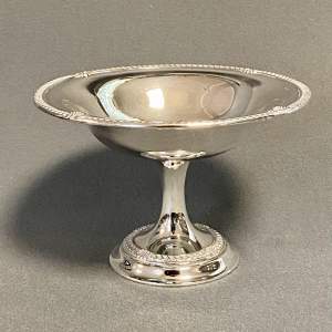 Edwardian Silver Pedestal Dish