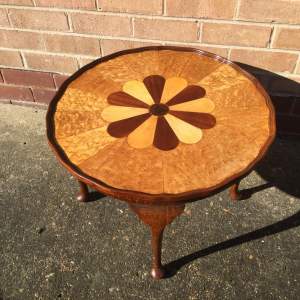 Coffee or Occasional Table with Marquetry Top