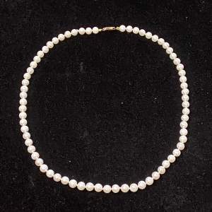 Re-Strung Cultured Pearl Necklace