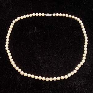Re Strung Cultured Pearl Necklace