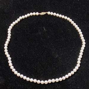 Re-Strung Cultured Pearl Necklace