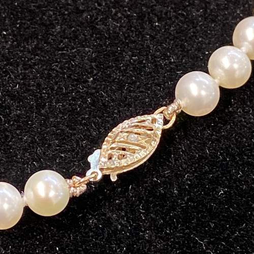 Re-Strung Cultured Pearl Necklace image-5