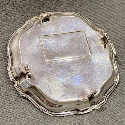 Edwardian Silver and Enamel Miniature Salver image-5