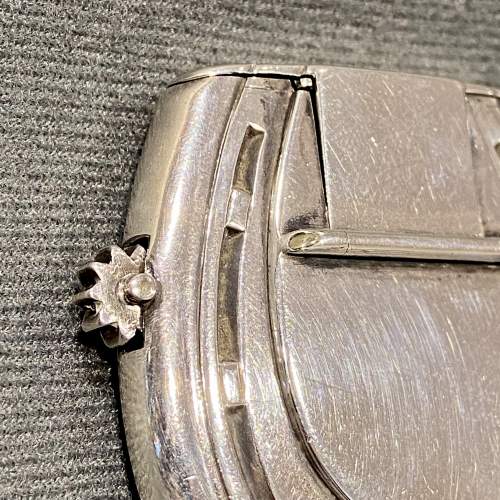 Victorian Silver Horseshoe Vesta Case and Wick Holder image-3