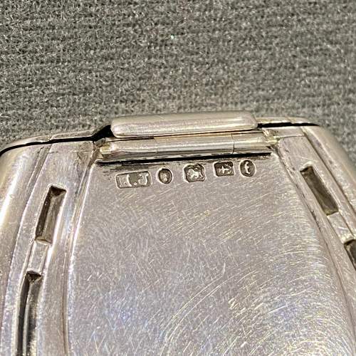 Victorian Silver Horseshoe Vesta Case and Wick Holder image-4
