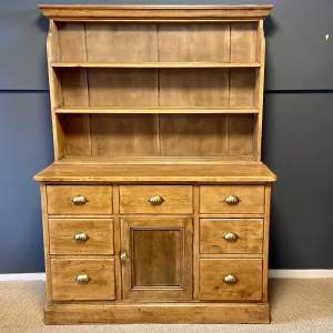 Late Victorian Pine Country Dresser