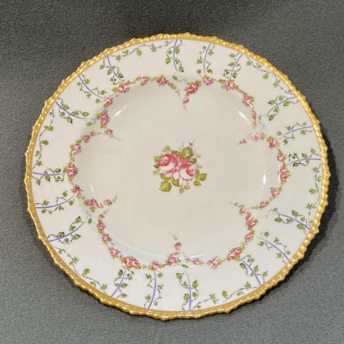 Royal Crown Derby Rose Garland Dessert Plate image-1