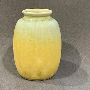 Ruskin Turquoise Lemon Vase