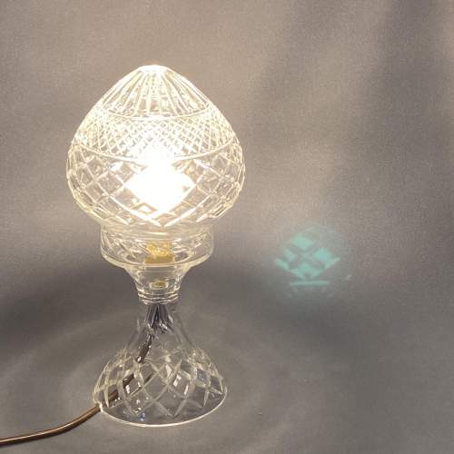 20th Century Cut Glass Table Lamp image-2