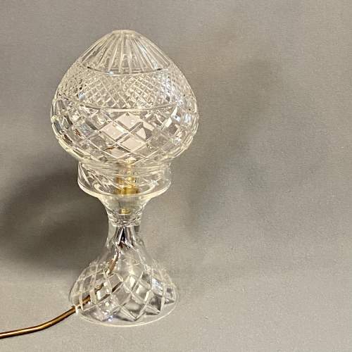 20th Century Cut Glass Table Lamp image-1