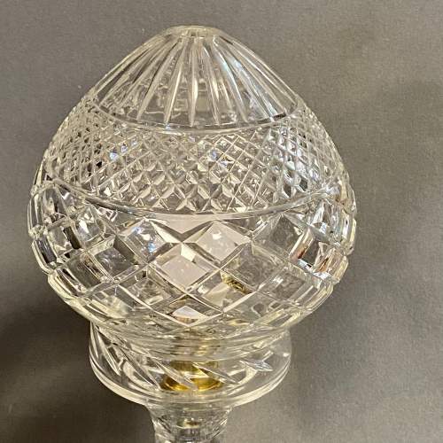 20th Century Cut Glass Table Lamp image-3