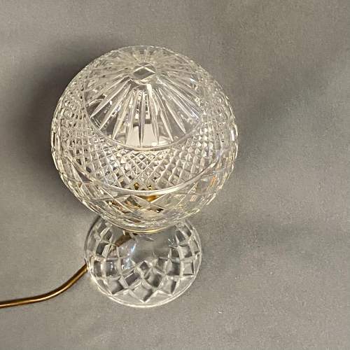 20th Century Cut Glass Table Lamp image-5