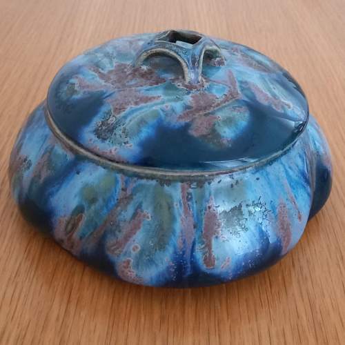 Art Nouveau Denbac Lidded Powder Bowl image-1