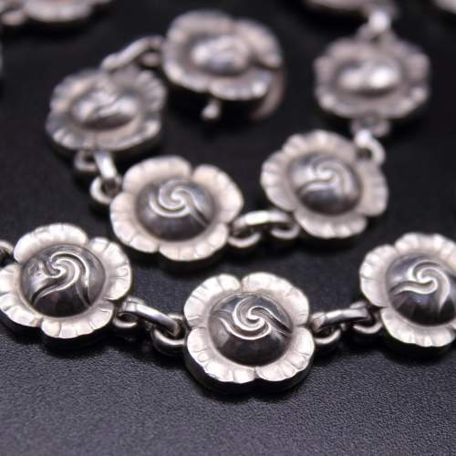 Georg Jensen - Rare 925S Danish Sterling Silver Necklace ‘42B’ image-6