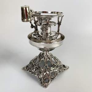 James Dixon and Son Silver Plated Chamber Stick - Candlestick