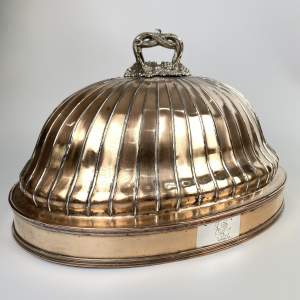 Copper Plated Meat Dome - Circa 1835