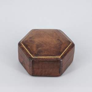 Lovely Vintage Italian Leather Box by Libertys