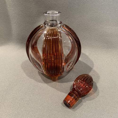 Signed French Glass Decanter image-2