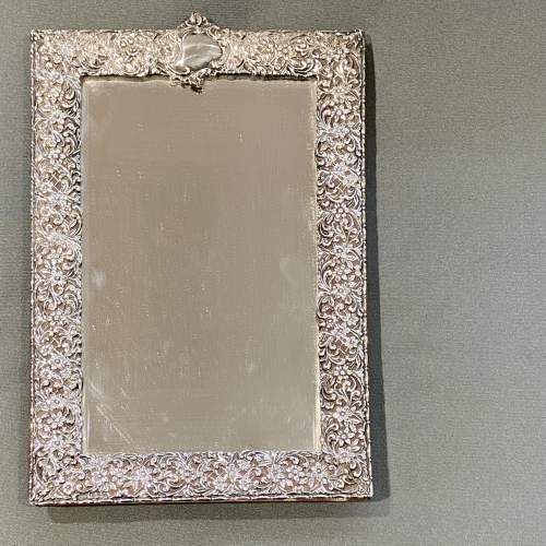 Victorian Silver Framed Mirror image-1