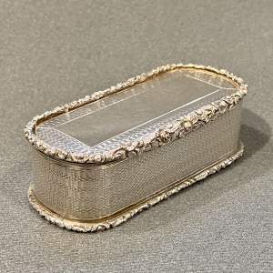 William IV Taylor and Perry Silver Snuff Box