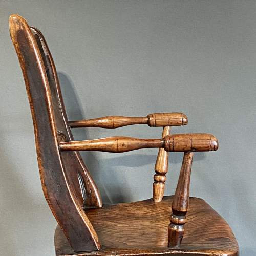 18th Century Childs Oak and Elm Chair image-6
