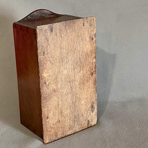 18th Century Oak Table Salt or Spice Box image-6