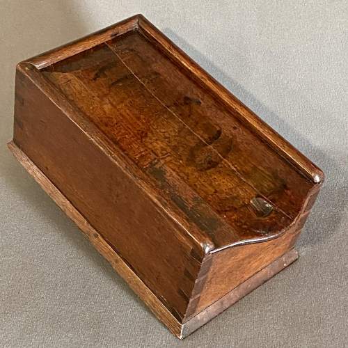 18th Century Oak Table Salt or Spice Box image-3