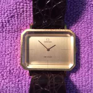 Omega De Ville Gold Plated Manual Rectangular Unisex Watch