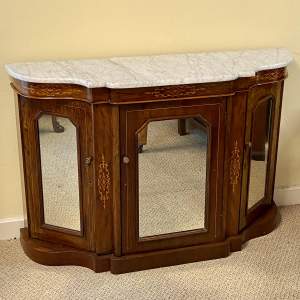 Late 19th Century Marble Top Credenza